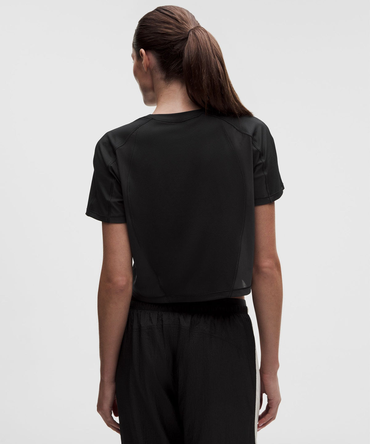 Mesh Panel Training Short-Sleeve Shirt