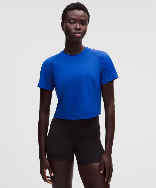 Mesh Panel Training Short-Sleeve Shirt