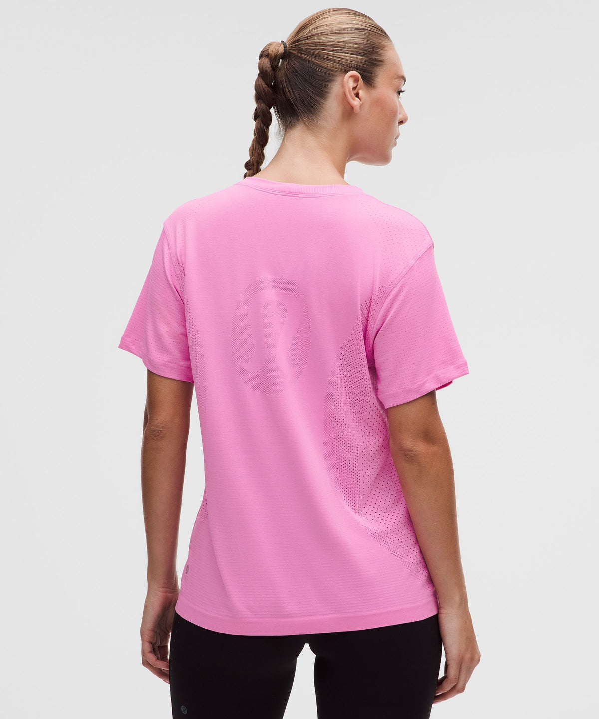 Swiftly Relaxed Short-Sleeve Shirt Hip LengthLogo