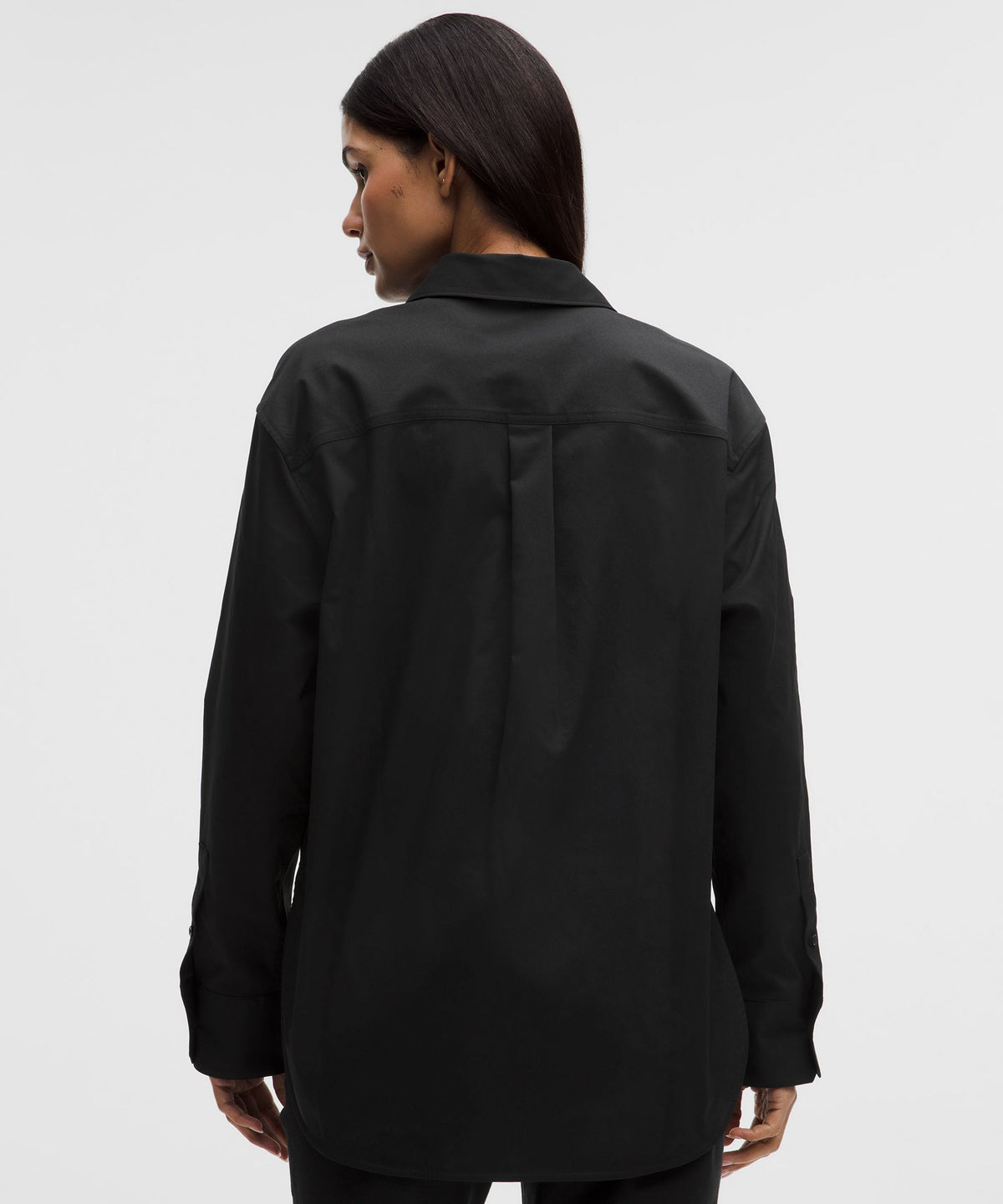 Woven Relaxed-Fit Button-Up Shirt