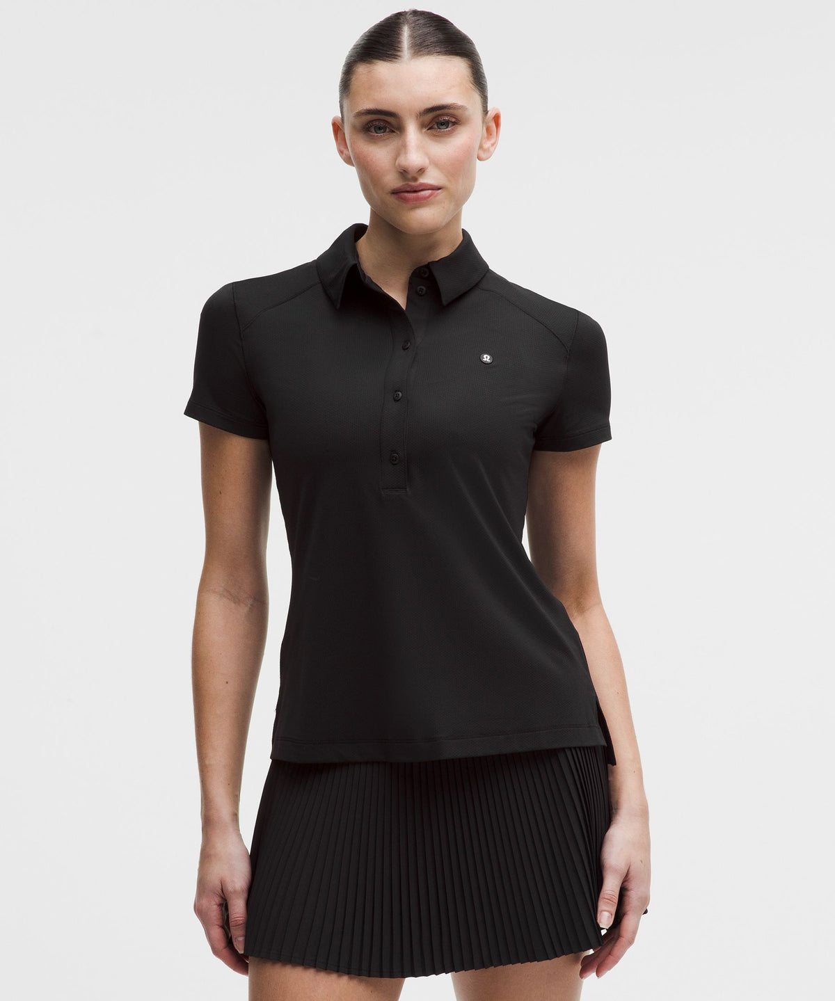 Quick-Dry Short-Sleeve Polo Shirt Straight HemLogo