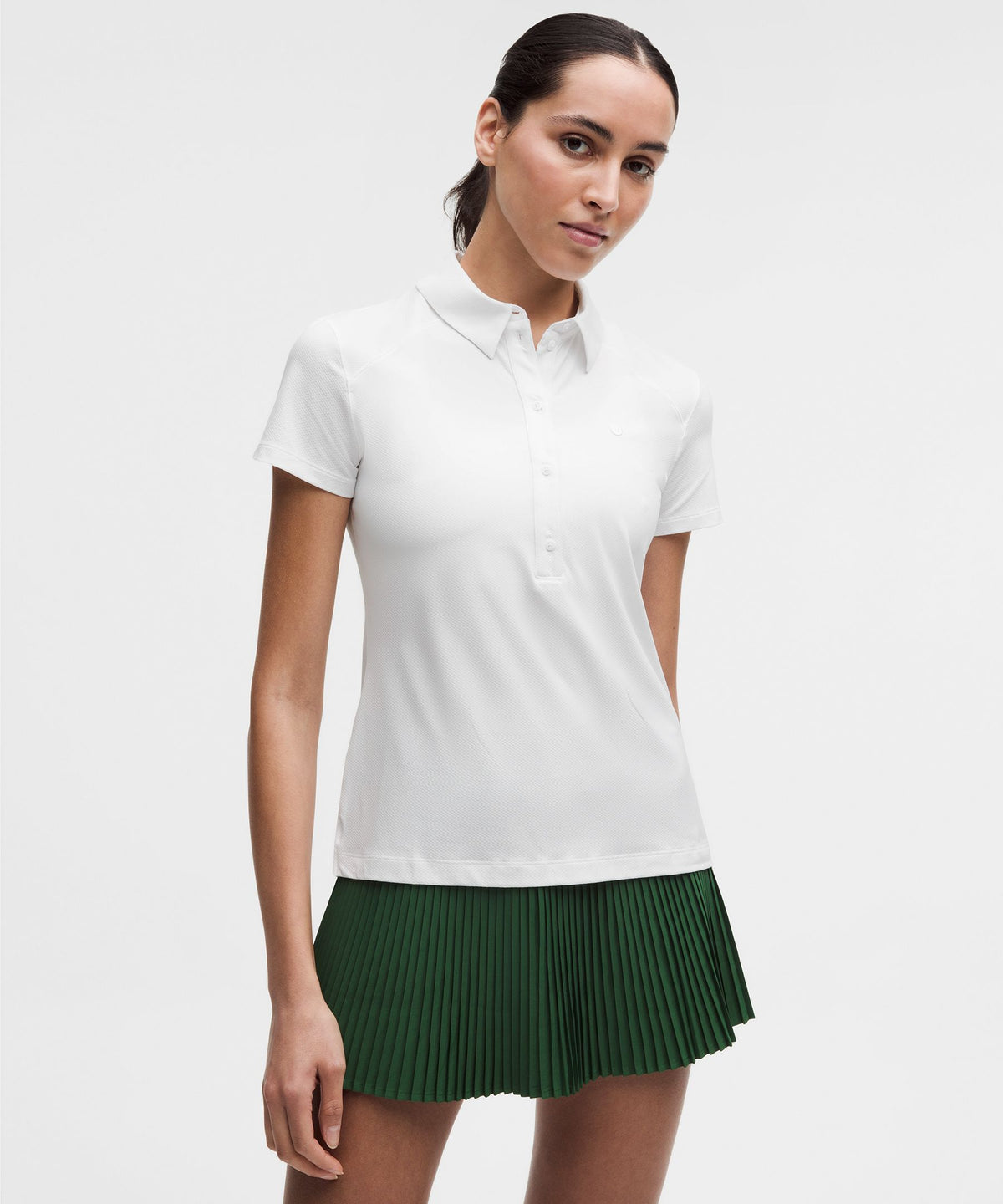 Quick-Dry Short-Sleeve Polo Shirt Straight HemLogo
