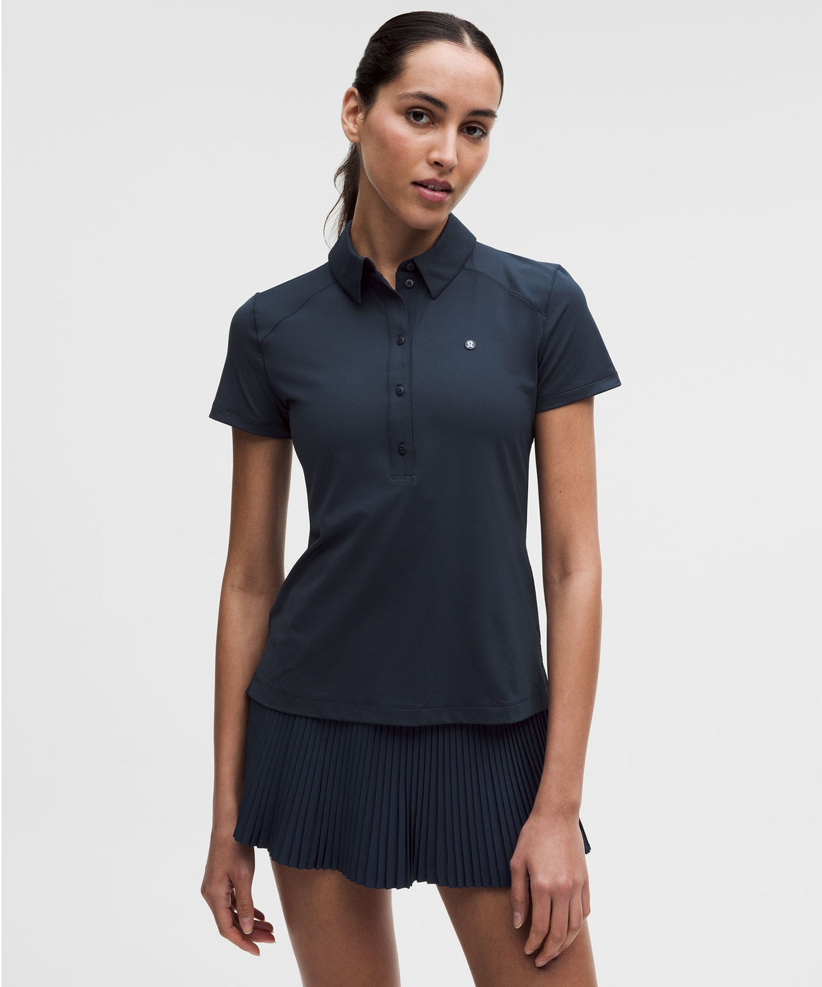 Quick-Dry Short-Sleeve Polo Shirt Straight HemLogo