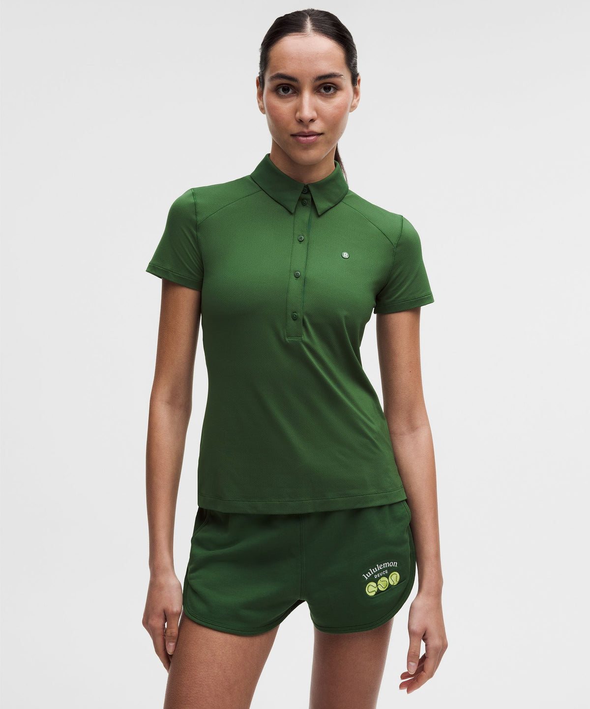 Quick-Dry Short-Sleeve Polo Shirt Straight HemLogo