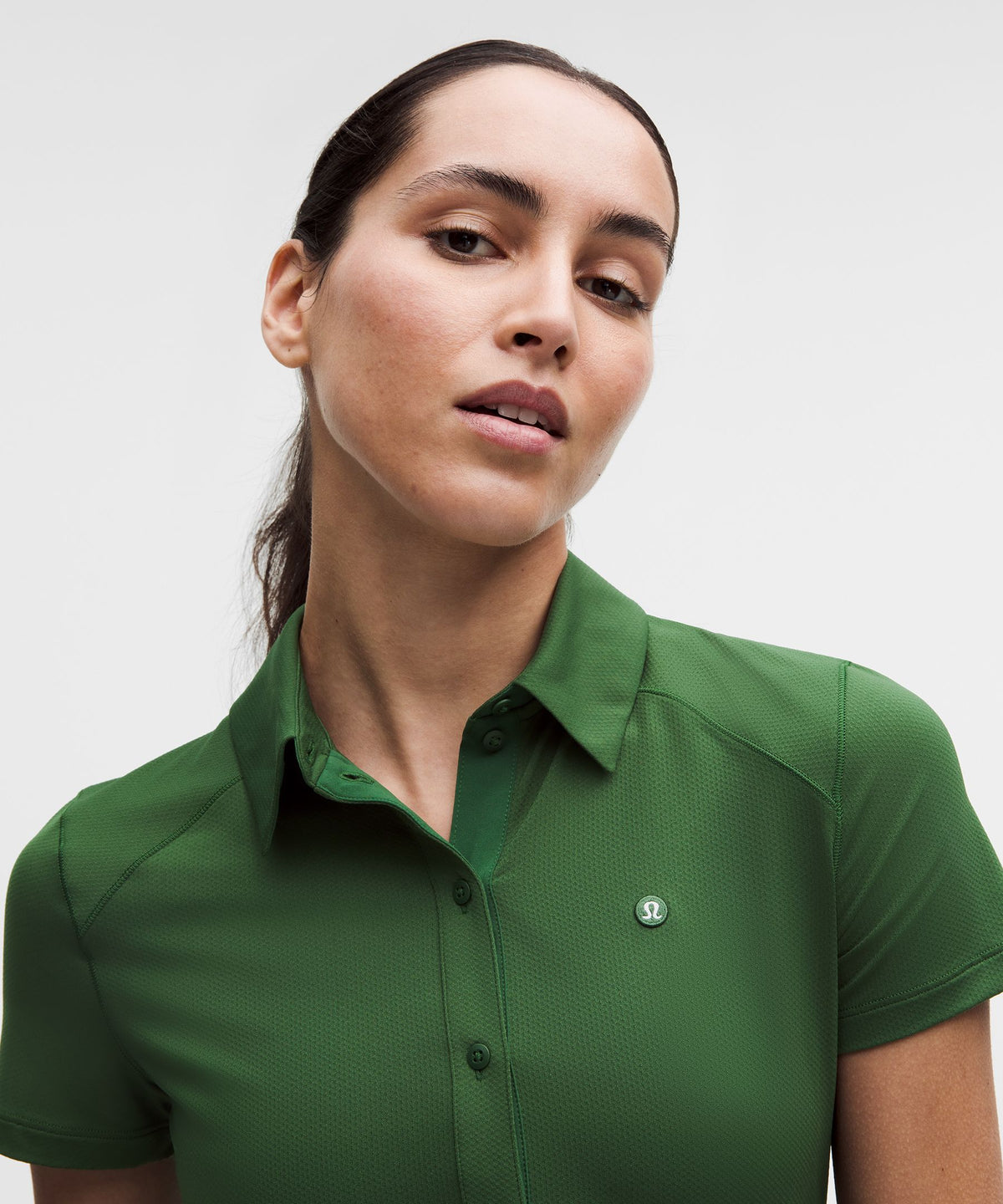 Quick-Dry Short-Sleeve Polo Shirt Straight HemLogo