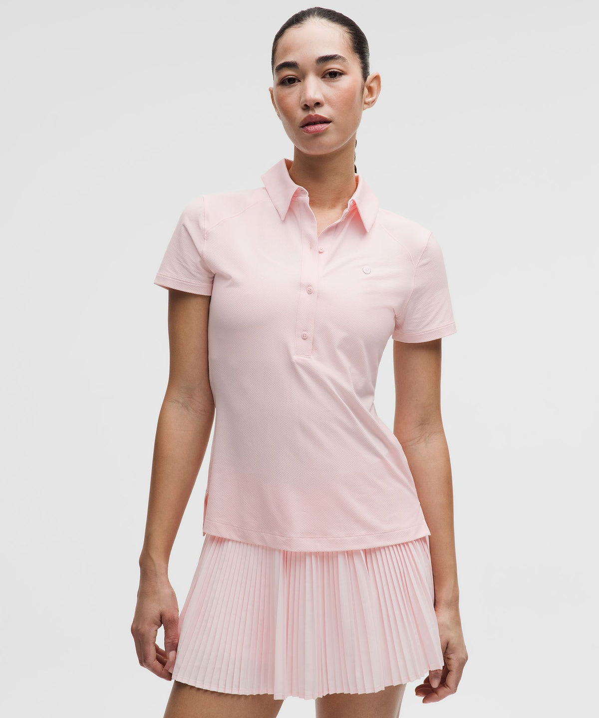 Quick-Dry Short-Sleeve Polo Shirt Straight HemLogo