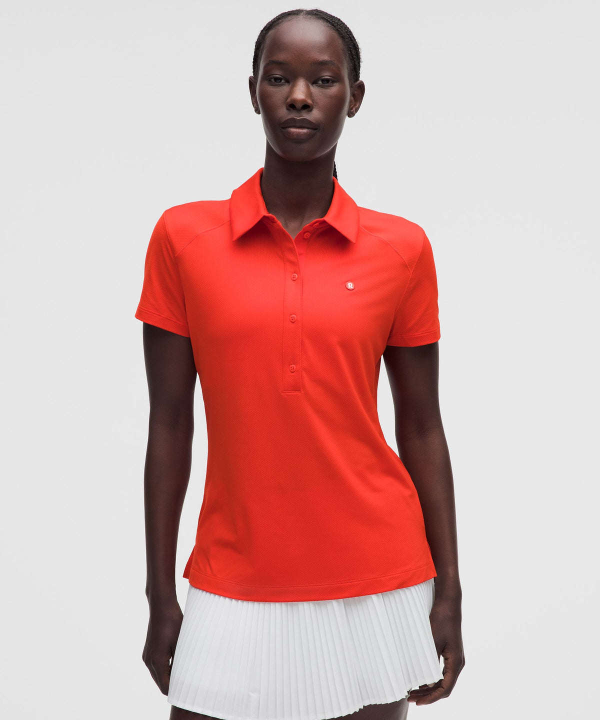 Quick-Dry Short-Sleeve Polo Shirt Straight HemLogo