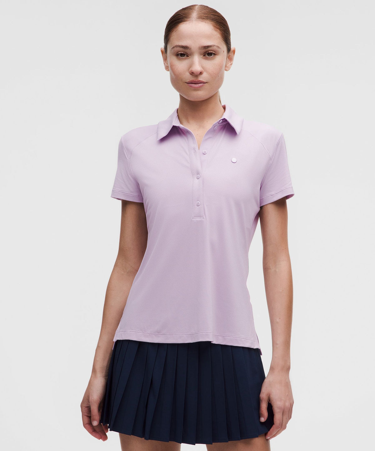 Quick-Dry Short-Sleeve Polo Shirt Straight HemLogo