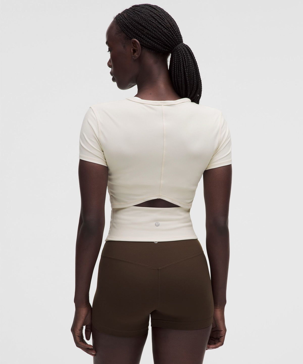 All It Takes Ribbed Keyhole Short-Sleeve Shirt