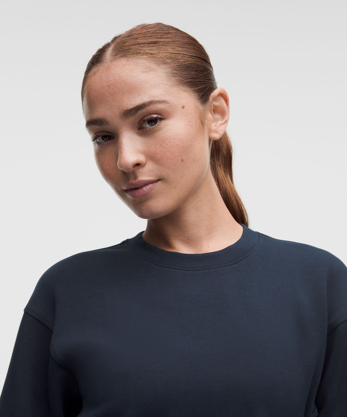 Double-Knit Relaxed Short-Sleeve Shirt