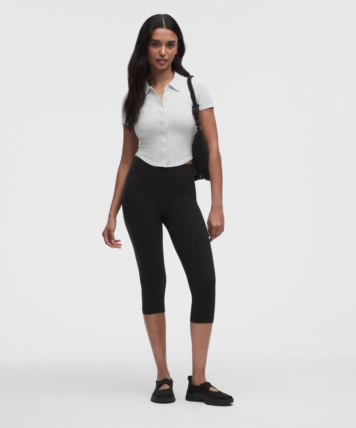 Button-Up Collared Short-Sleeve Shirt