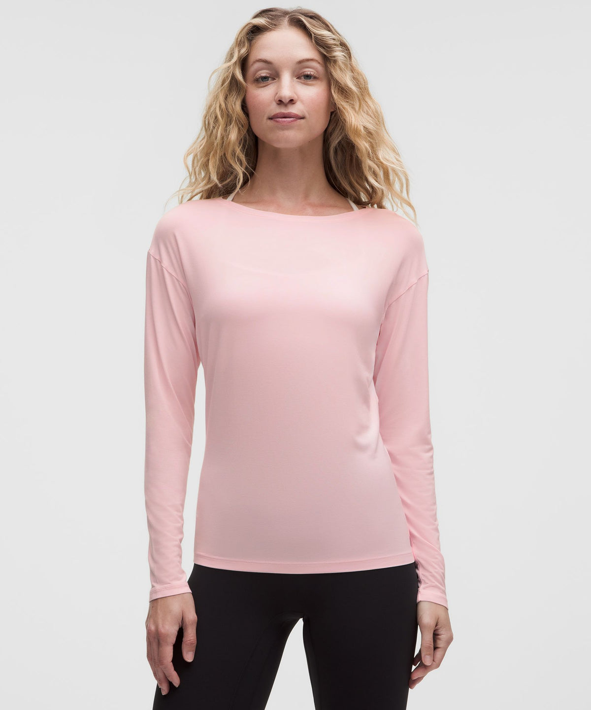 SilkyAppeal Hip-Length Long-Sleeve Shirt