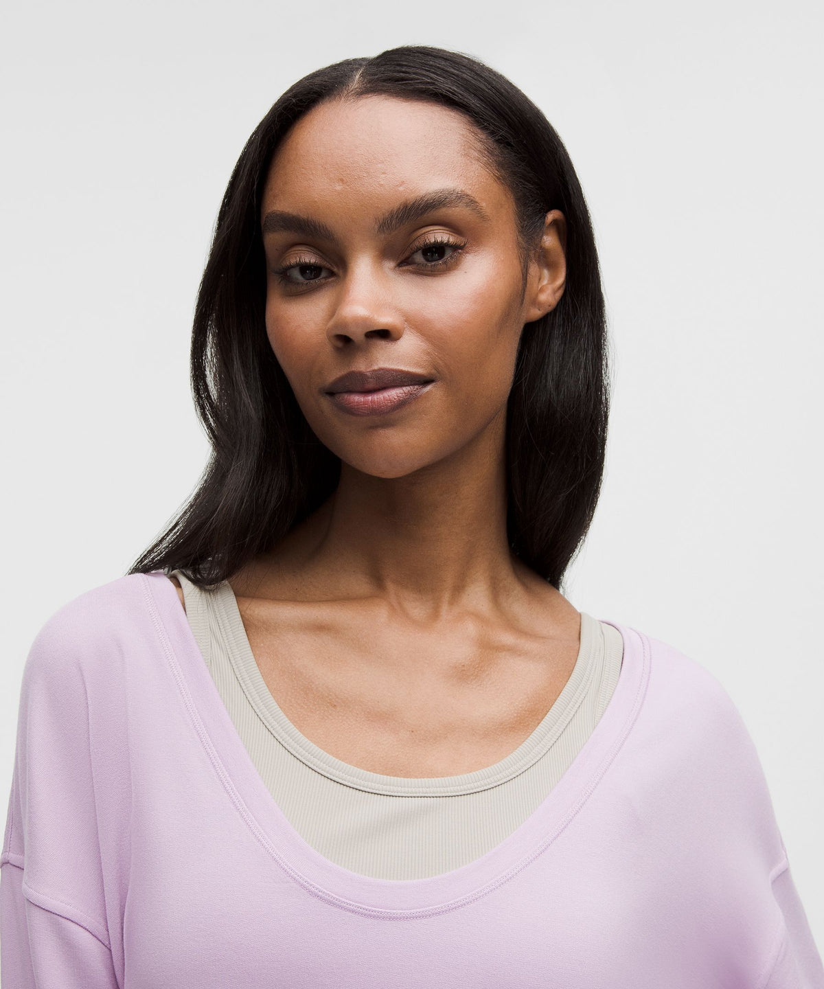 BeCalm Scoop-Neck Pullover