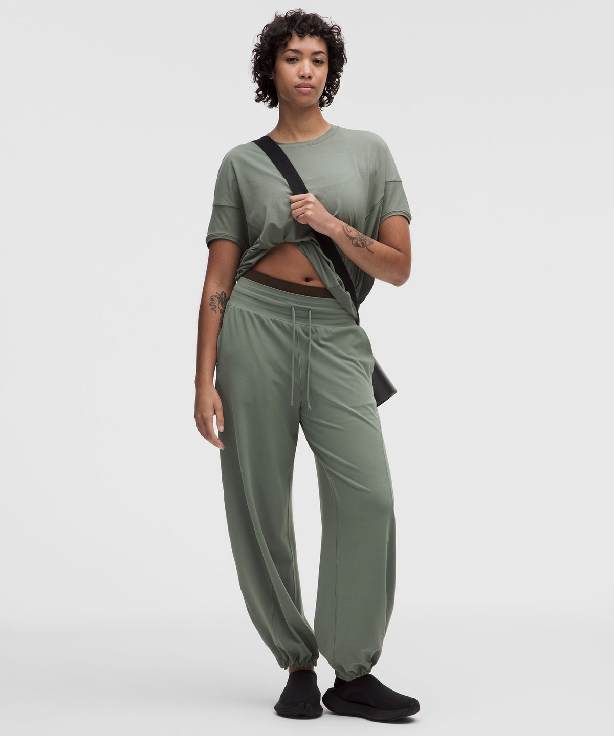 Cotton-Modal-Blend Dolman Tee