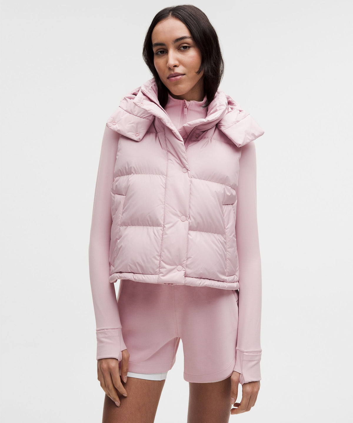 Wunder Puff 600-Down-Fill Cropped Vest