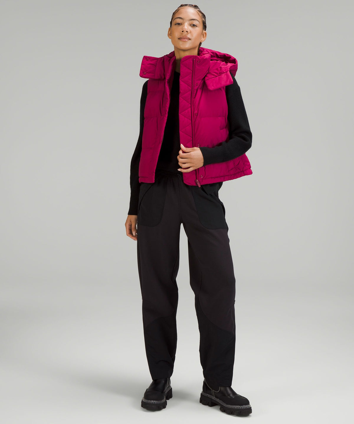 Wunder Puff 600-Down-Fill Cropped Vest