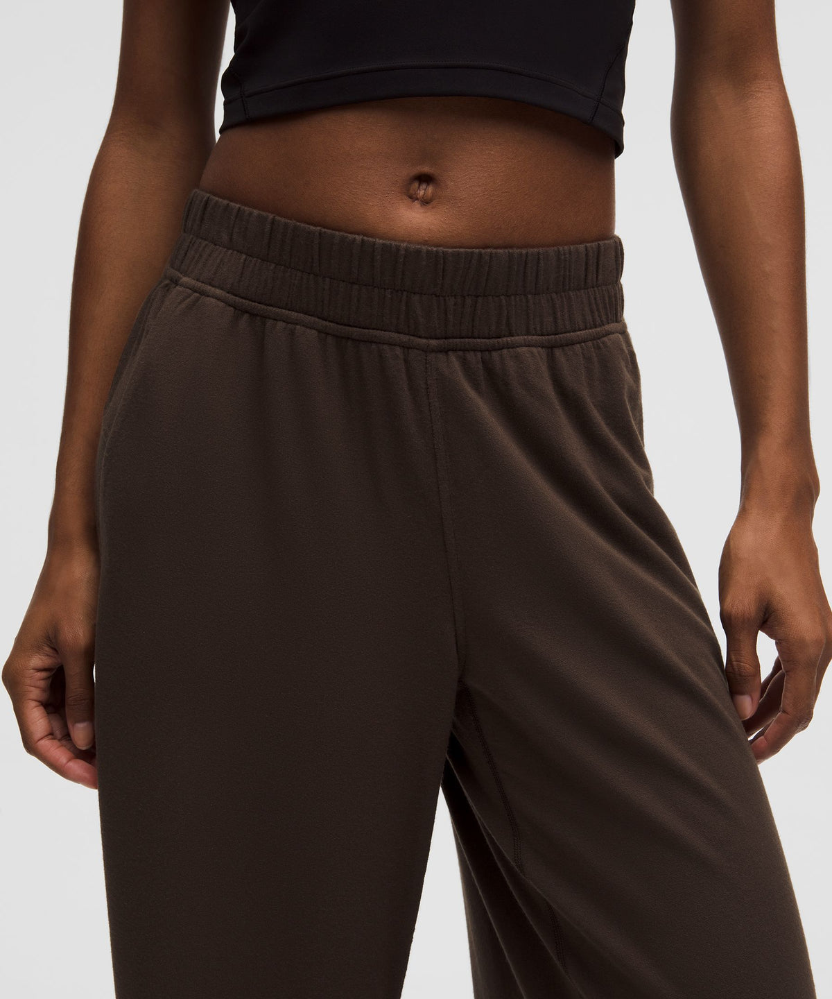 BeCalm Mid-Rise Wide-Leg Pant
