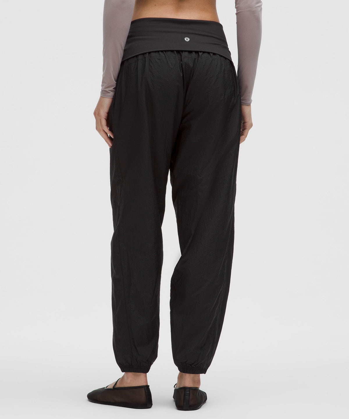 Lightweight Foldover-Waist Jogger