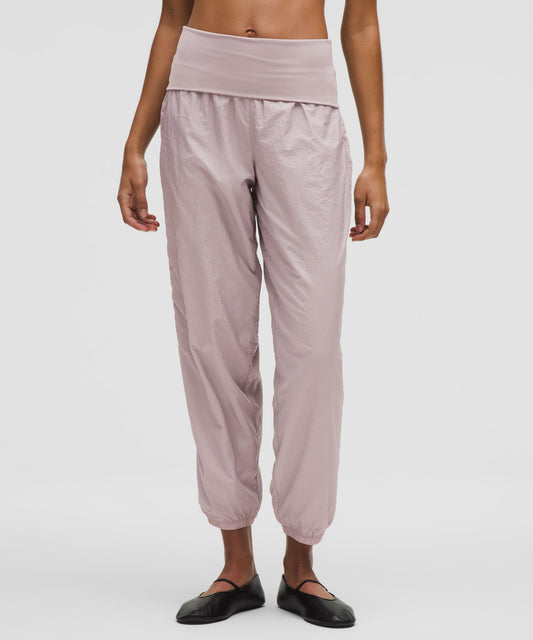 Lightweight Foldover-Waist Jogger