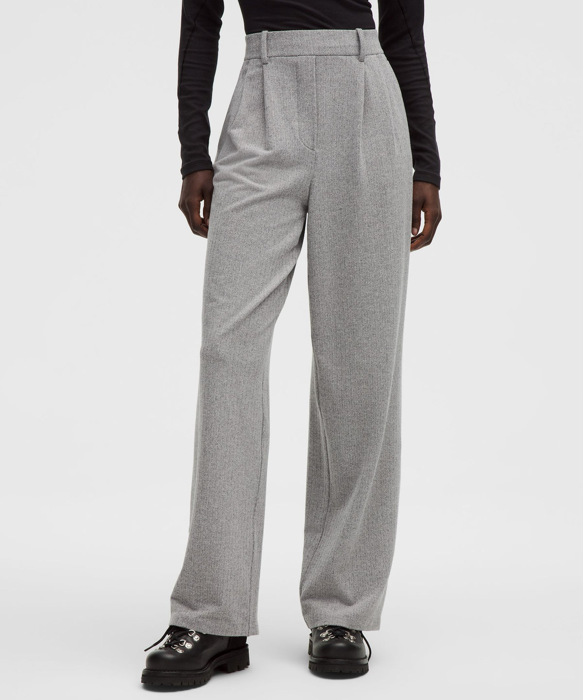 Daydrift High-Rise Wide-Leg Trouser RegularHerringbone