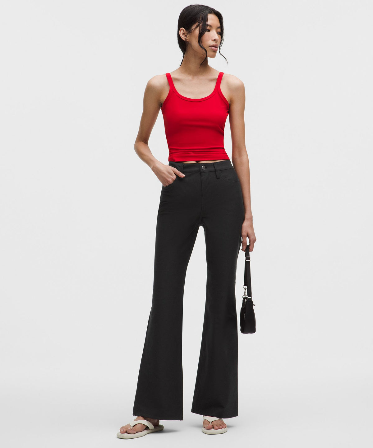 EasyFive High-Rise Subtle-Flare PantShort