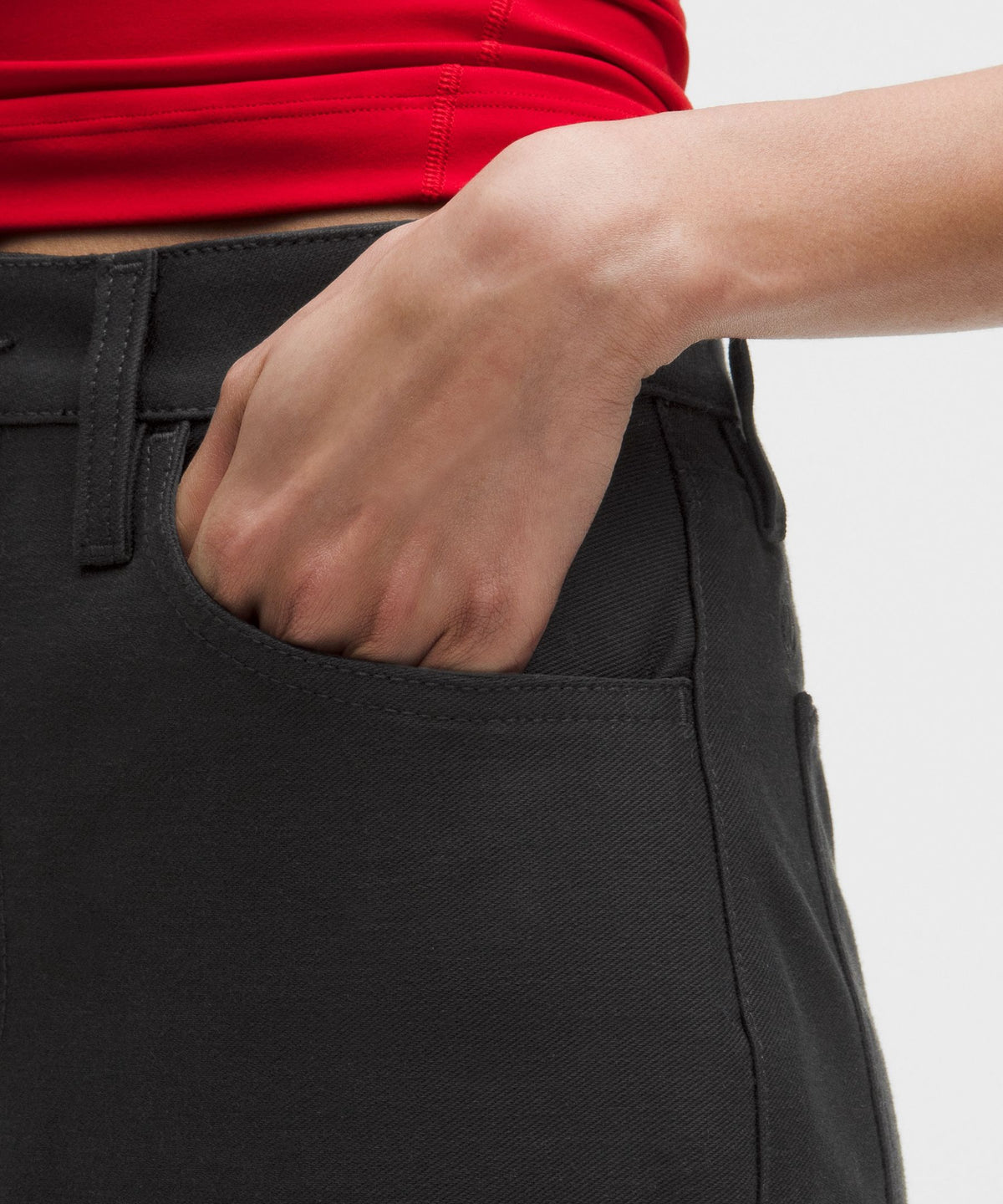 EasyFive High-Rise Subtle-Flare PantShort
