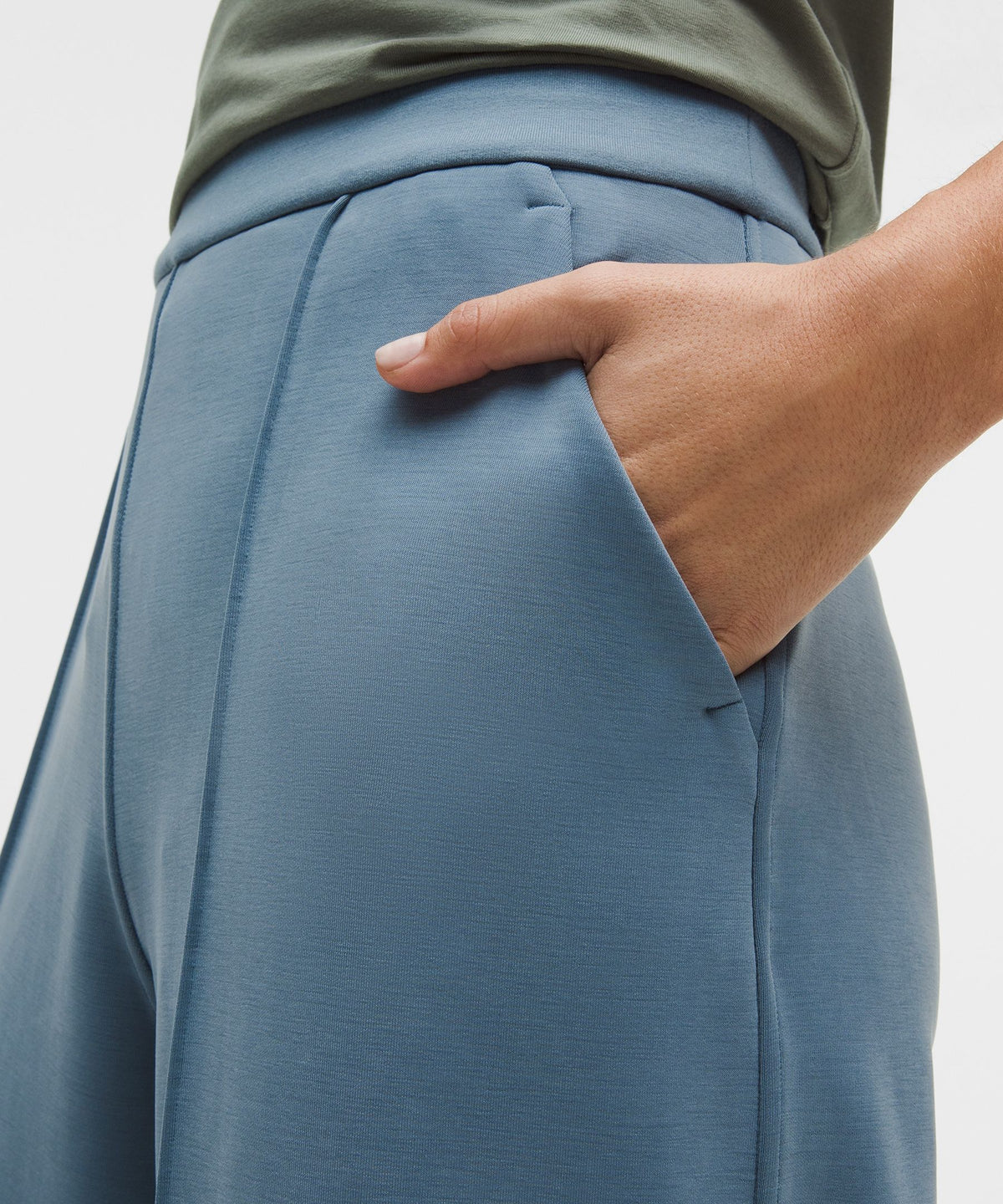 Softstreme Pintuck High-Rise Wide-Leg PantRegular