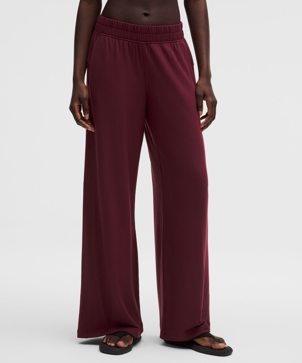 BeCalm Mid-Rise Wide-Leg Pant