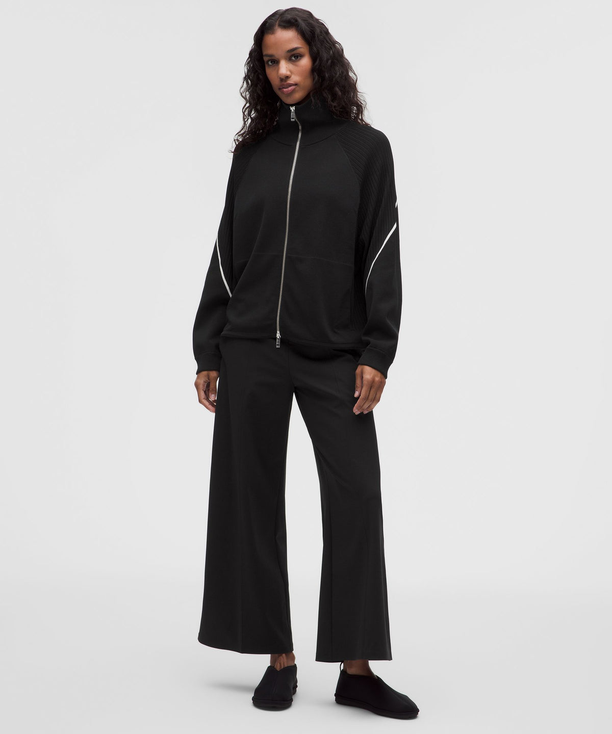 Daydrift Mid-Rise Cropped Wide-Leg TrouserShort