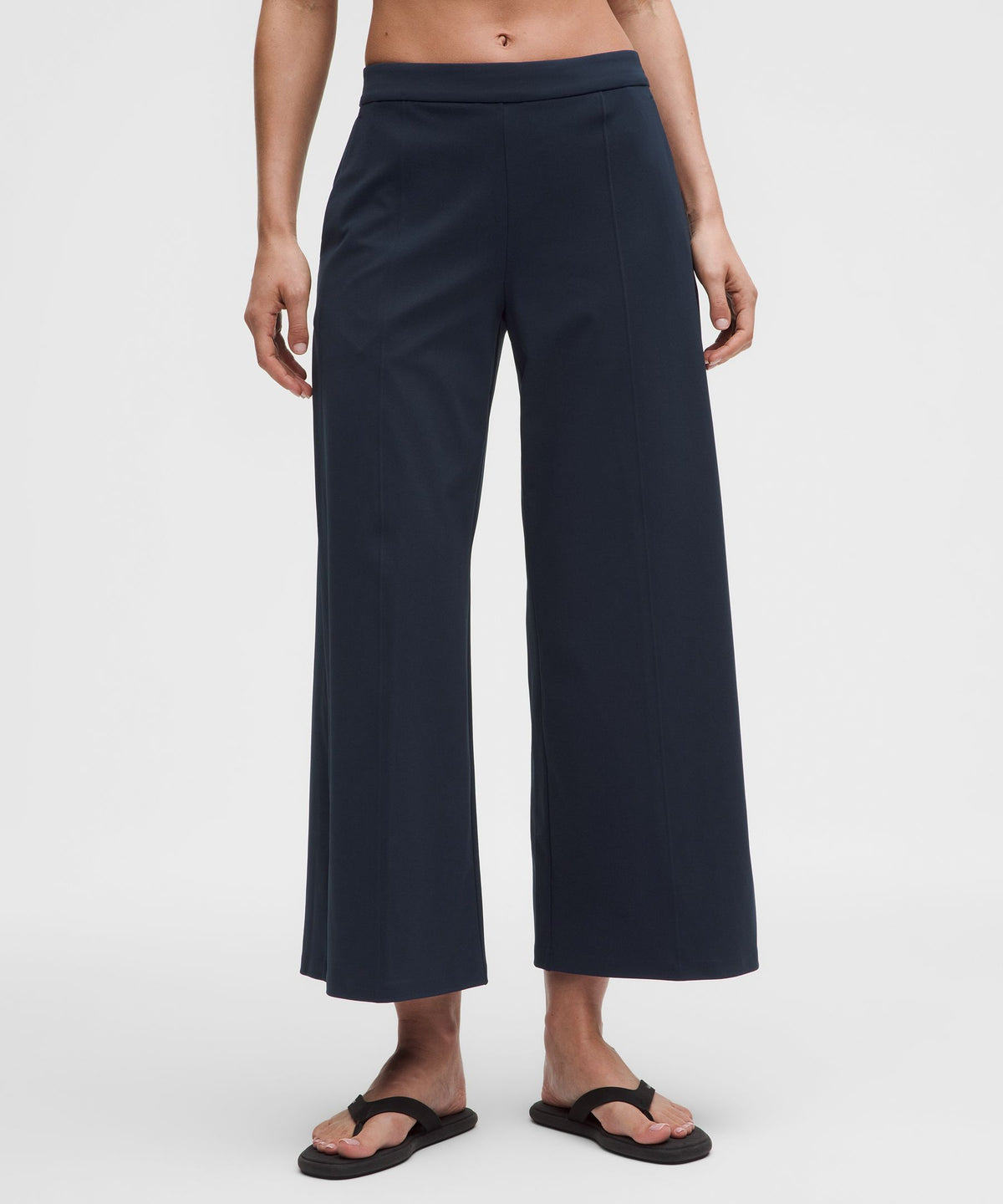 Daydrift Mid-Rise Cropped Wide-Leg TrouserShort