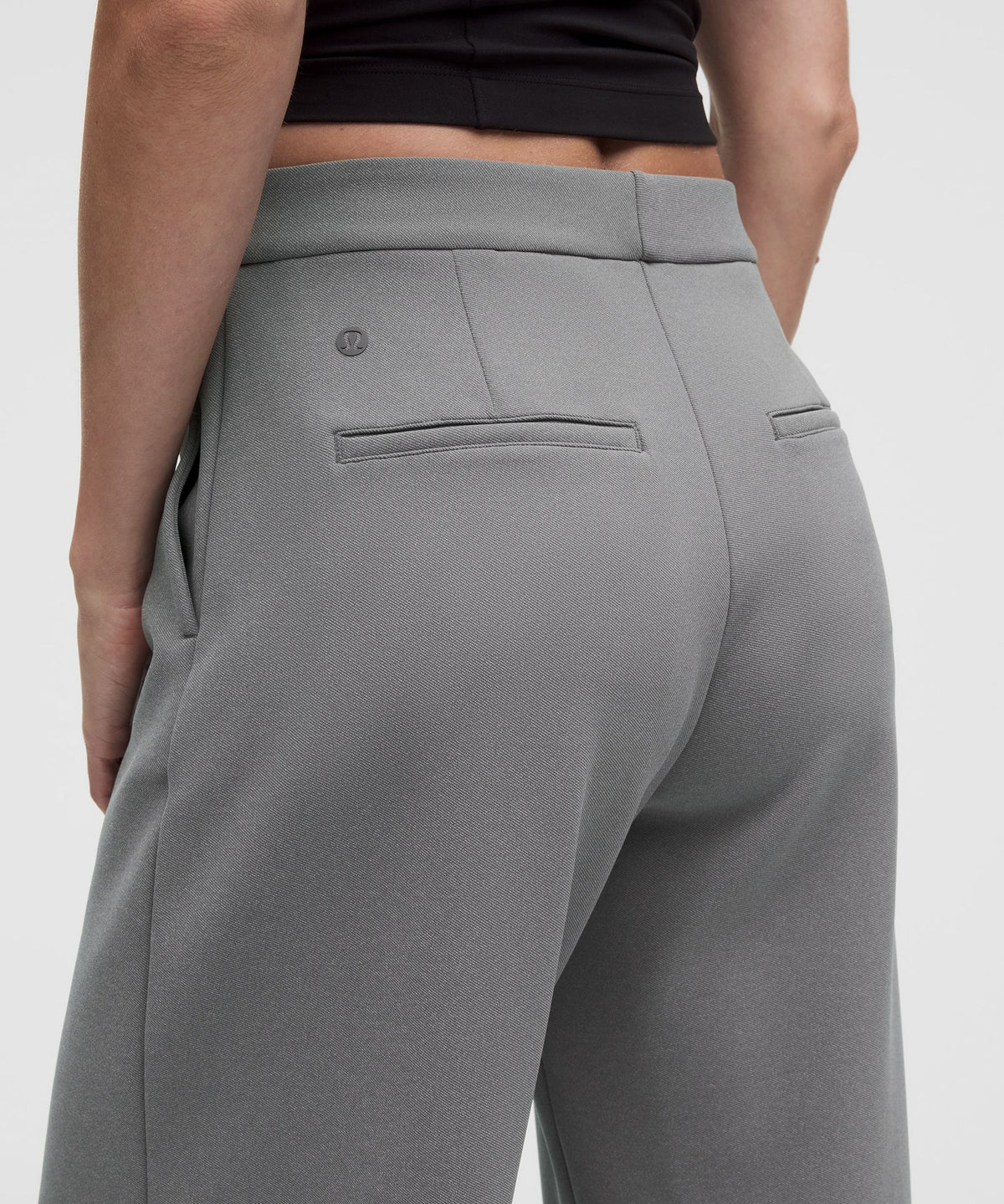 Daydrift Mid-Rise Cropped Wide-Leg Trouser ShortTwill