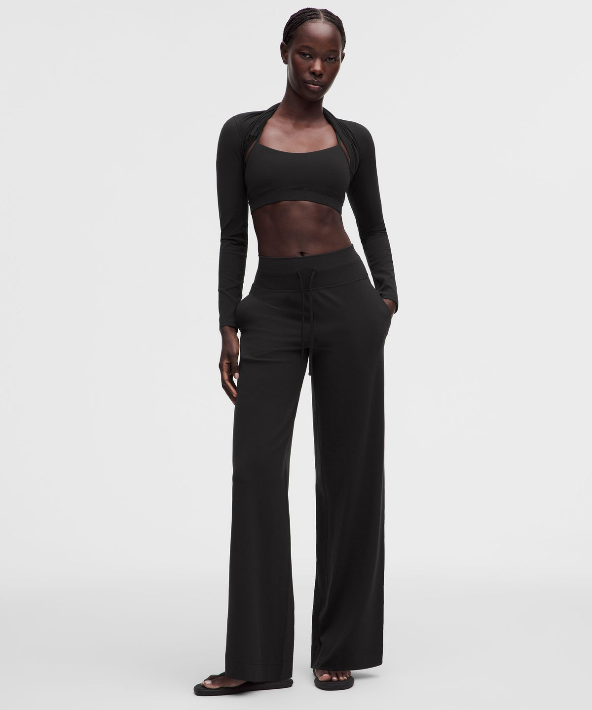 Groove High-Rise Wide-Leg PantShort
