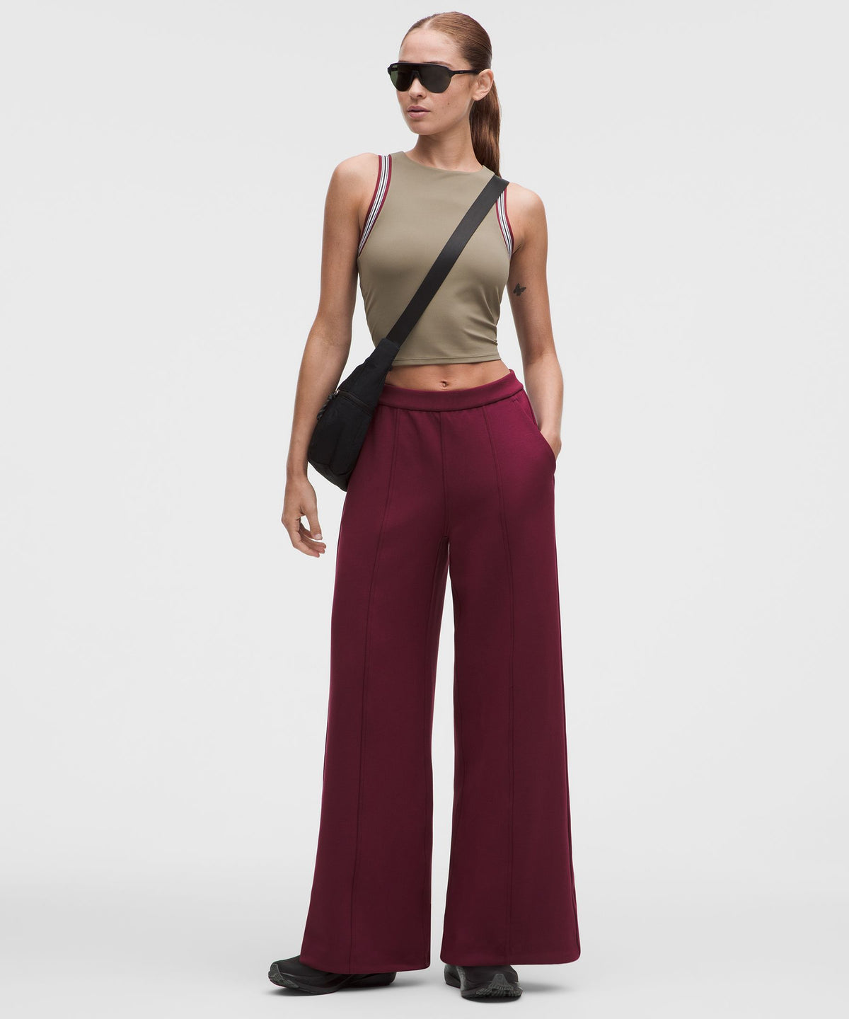 Smooth Spacer High-Rise Wide-Leg PantRegular