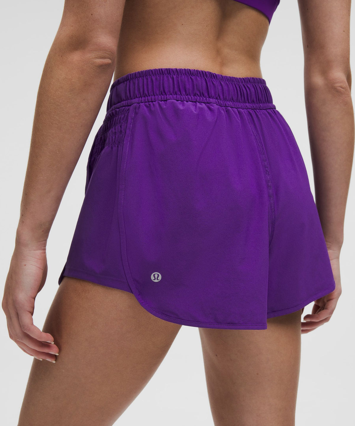 Ruched-Side High-Rise Short 3"