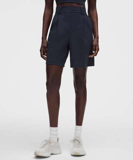 Daydrift Pleated High-Rise Short 7"