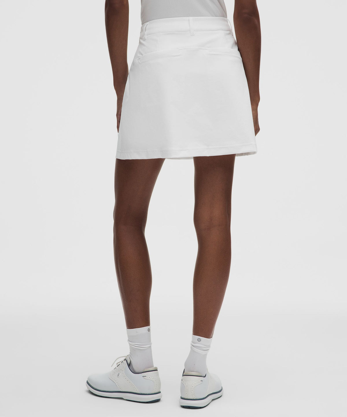 Stretch Twill Front Pleat Golf SkirtEmbroidered Logo