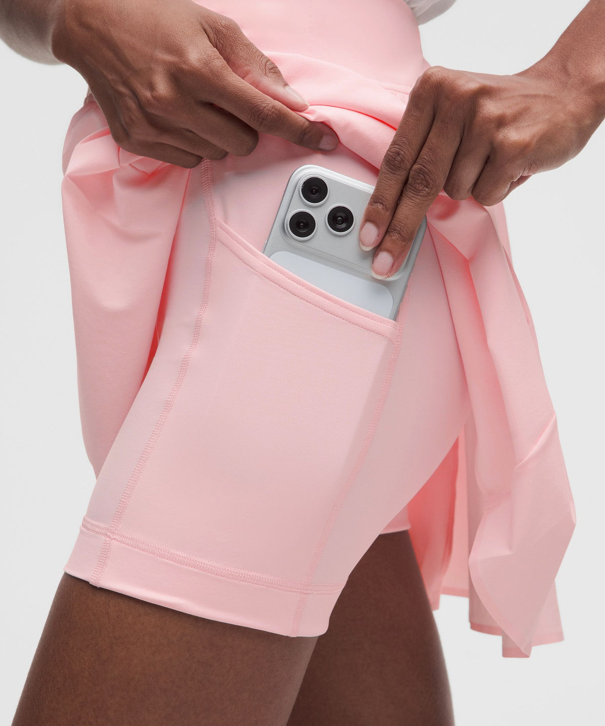 A-Line Side-Pleat Tennis Skirt