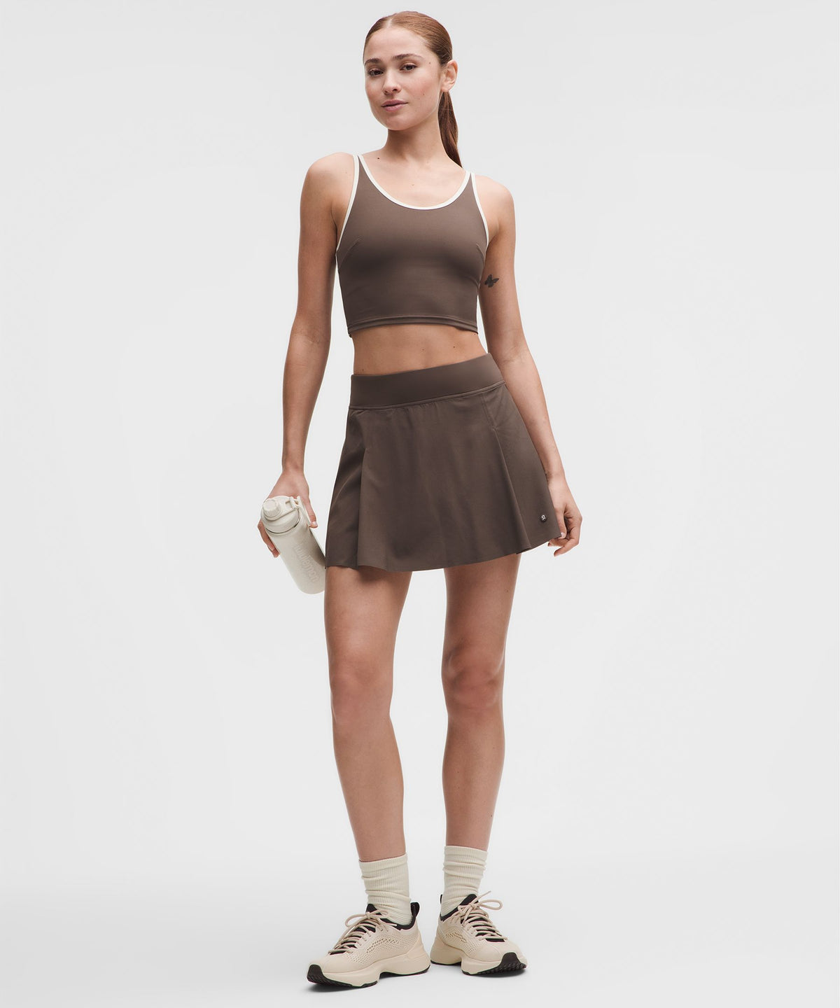A-Line Side-Pleat Tennis Skirt