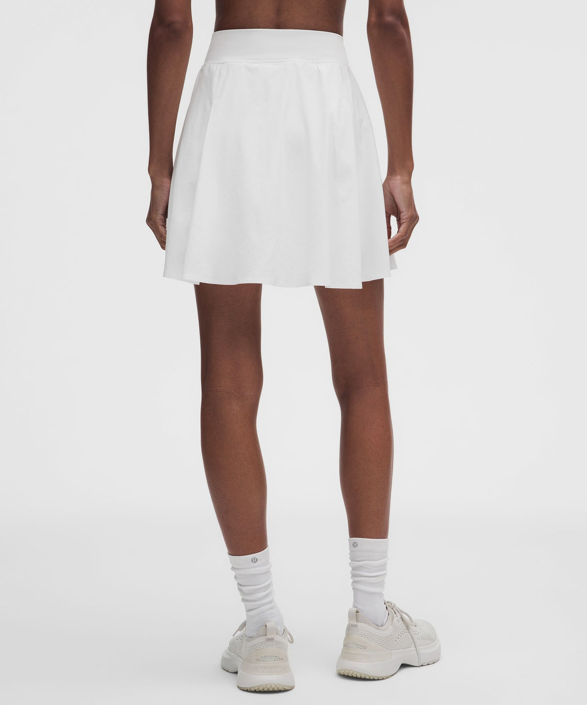A-Line Side-Pleat Tennis SkirtLong