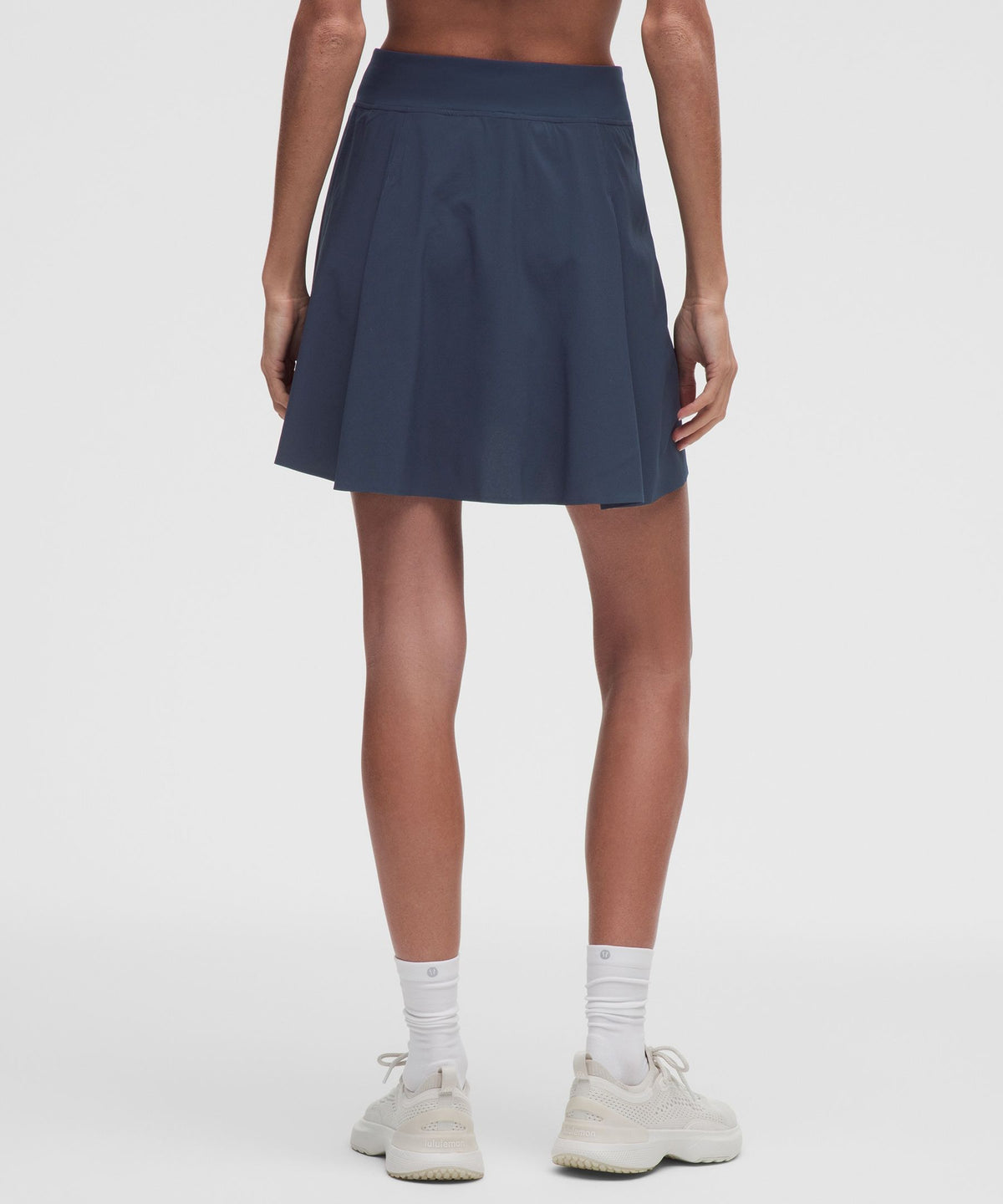 A-Line Side-Pleat Tennis SkirtLong