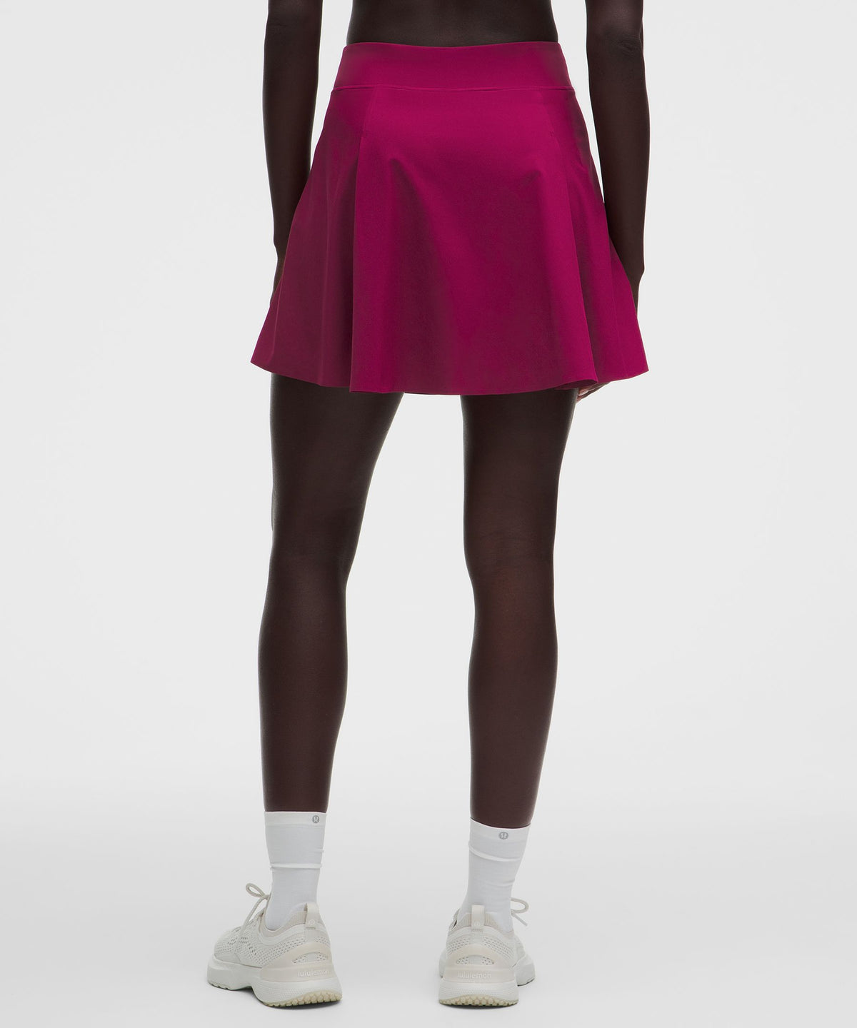 A-Line Side-Pleat Tennis SkirtLong