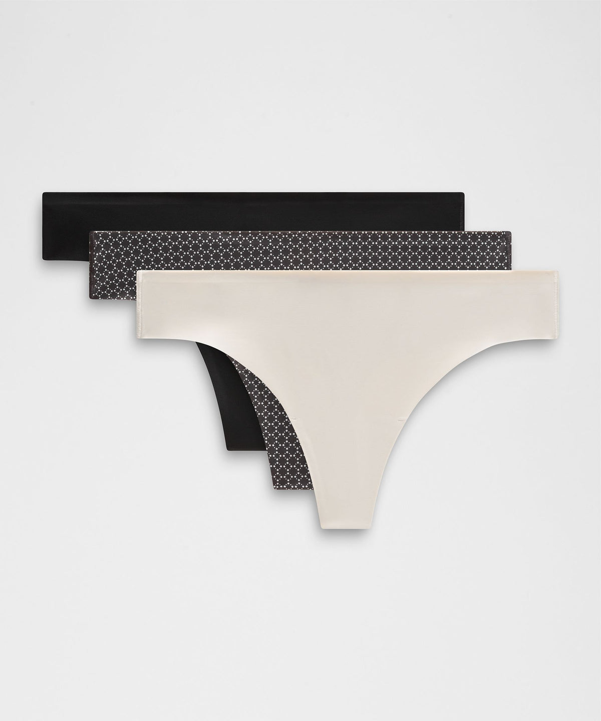 InvisiWear Mid-Rise Thong Underwear3 Pack