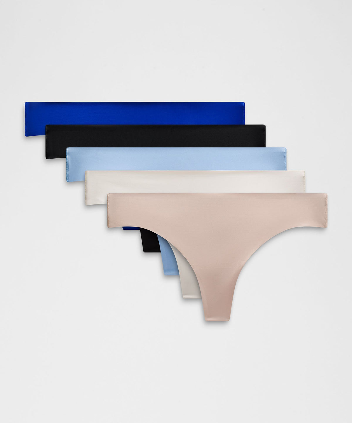 InvisiWear Mid-Rise Thong Underwear5 Pack