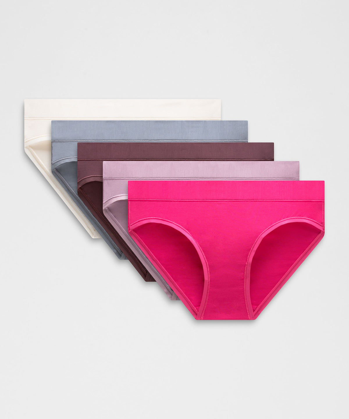 UnderEase Mid-Rise Bikini Underwear5 Pack