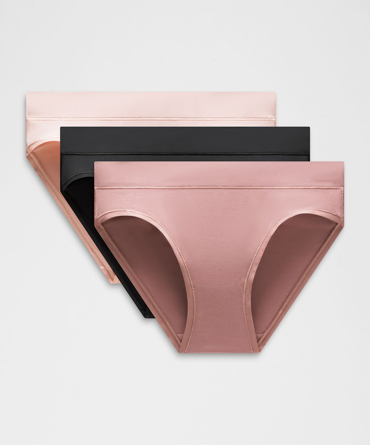 UnderEase Mid-Rise Bikini Underwear3 Pack