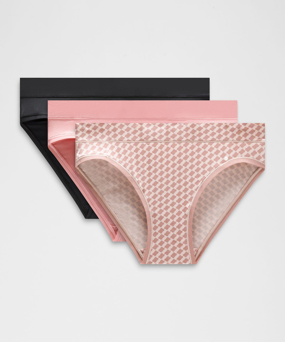 UnderEase Mid-Rise Bikini Underwear3 Pack